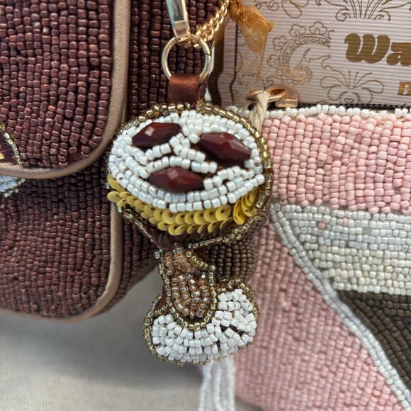 Viral Beaded Espresso Martini Bundle - Shoulder Bag/Beaded Bag/Purse Charm - Picture 4 of 16